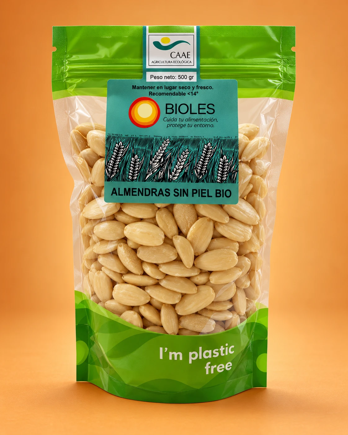 Amandes décortiquées pelées